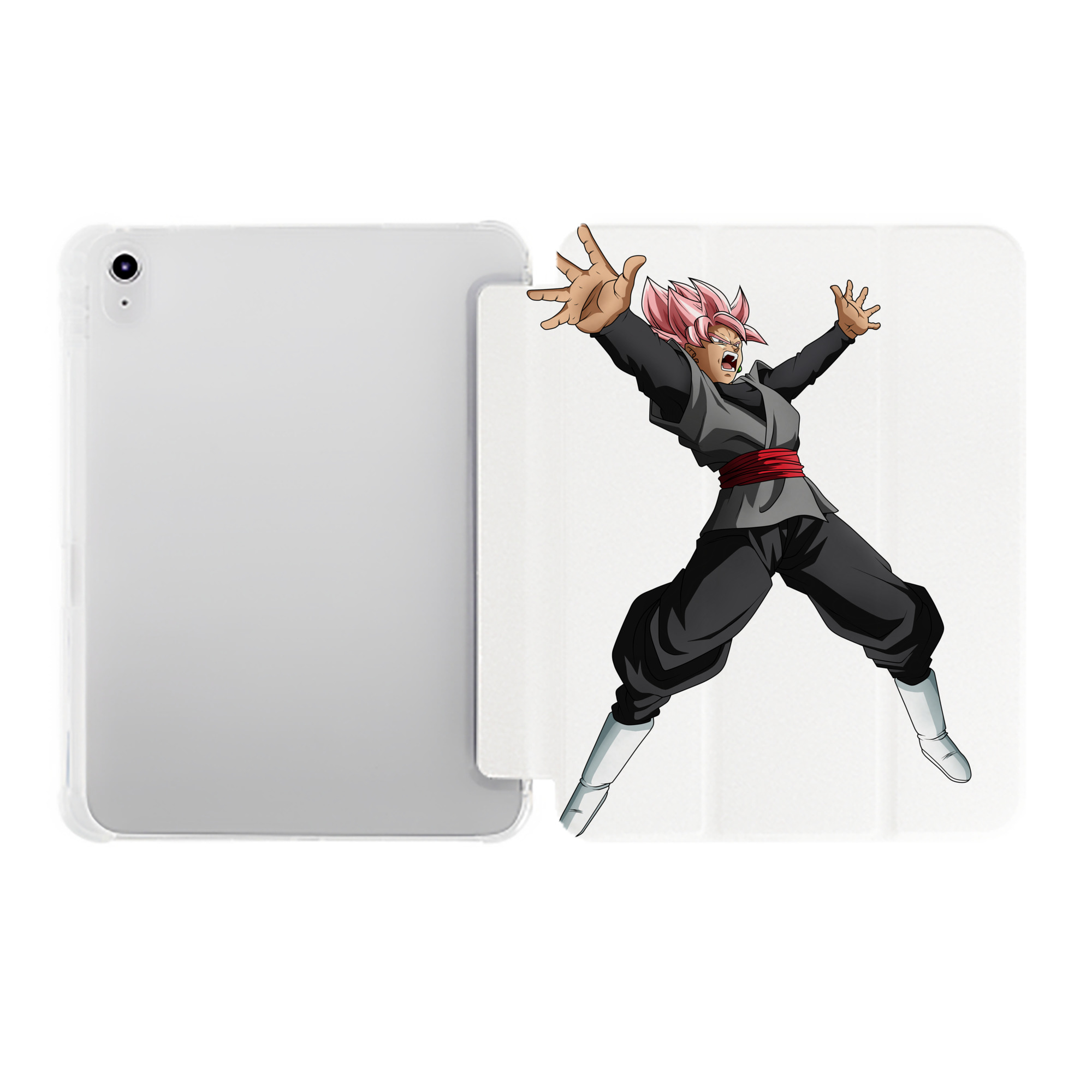 （画像用） ドラゴンボール ベジット DRAGON BALL Vegetto IPad ケース ペン収納付き 三つ折りスタンド PUレザー×シリコン 対応機種9.5/10.5/10.9インチ